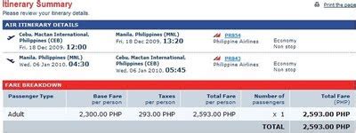 philippines airlines tickets round trip.